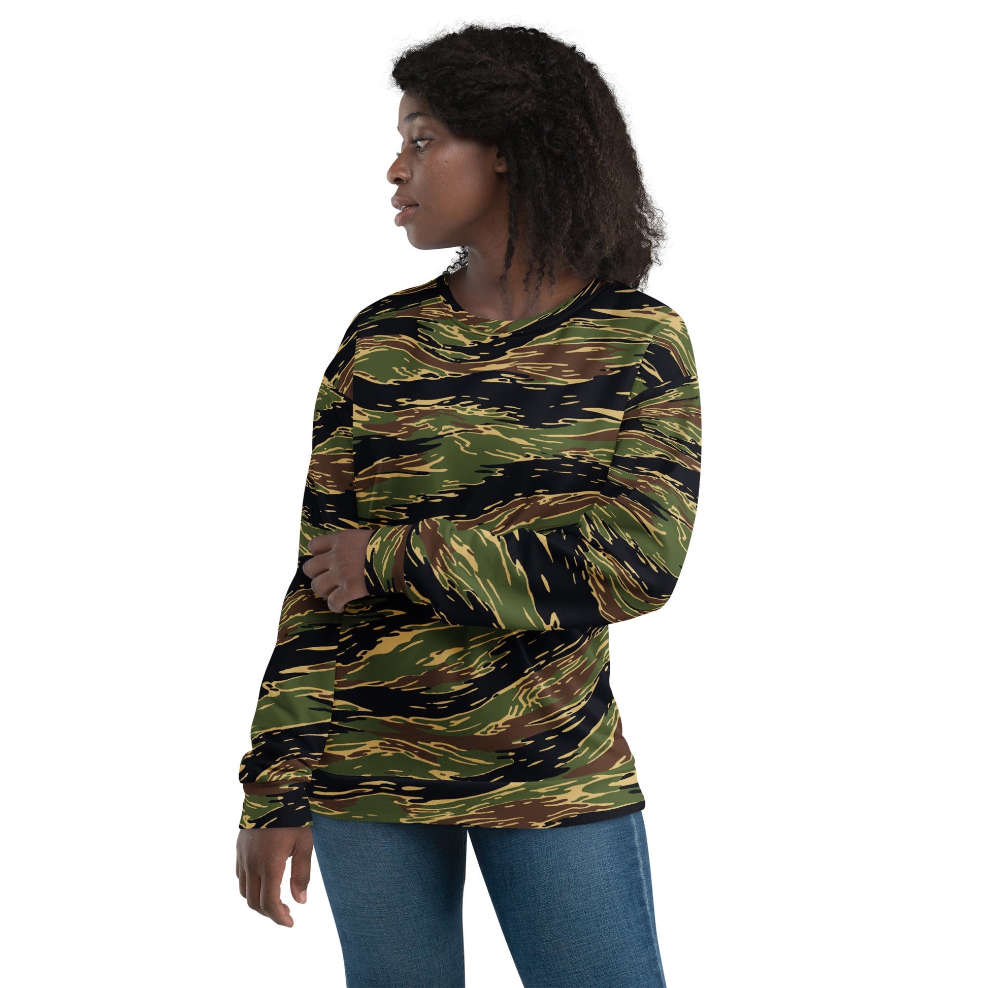 Midnight Fang Tiger Stripe CAMO Unisex Sweatshirt