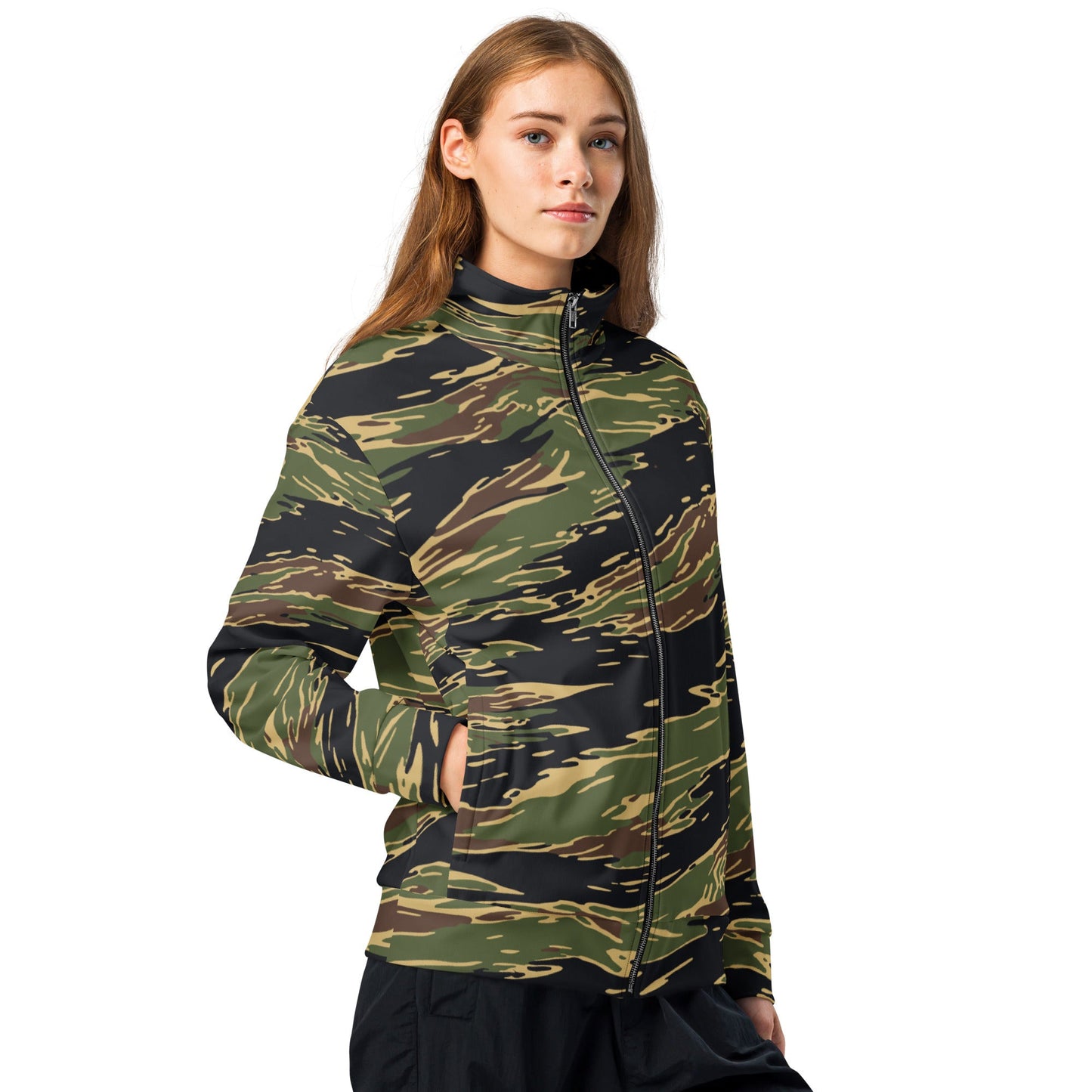 Midnight Fang Tiger Stripe CAMO Unisex Track Jacket