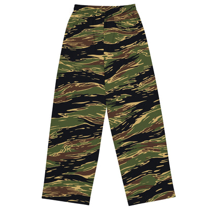 Midnight Fang Tiger Stripe CAMO Unisex Wide-Leg Leisure Pants