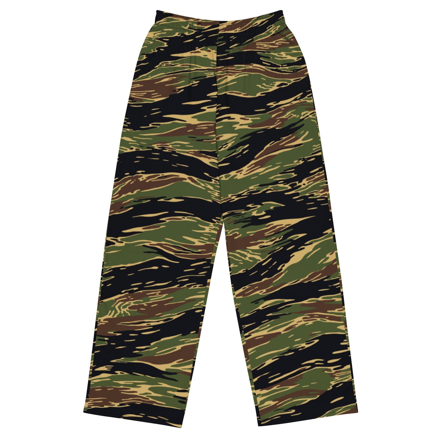 Midnight Fang Tiger Stripe CAMO Unisex Wide-Leg Leisure Pants - 2XS