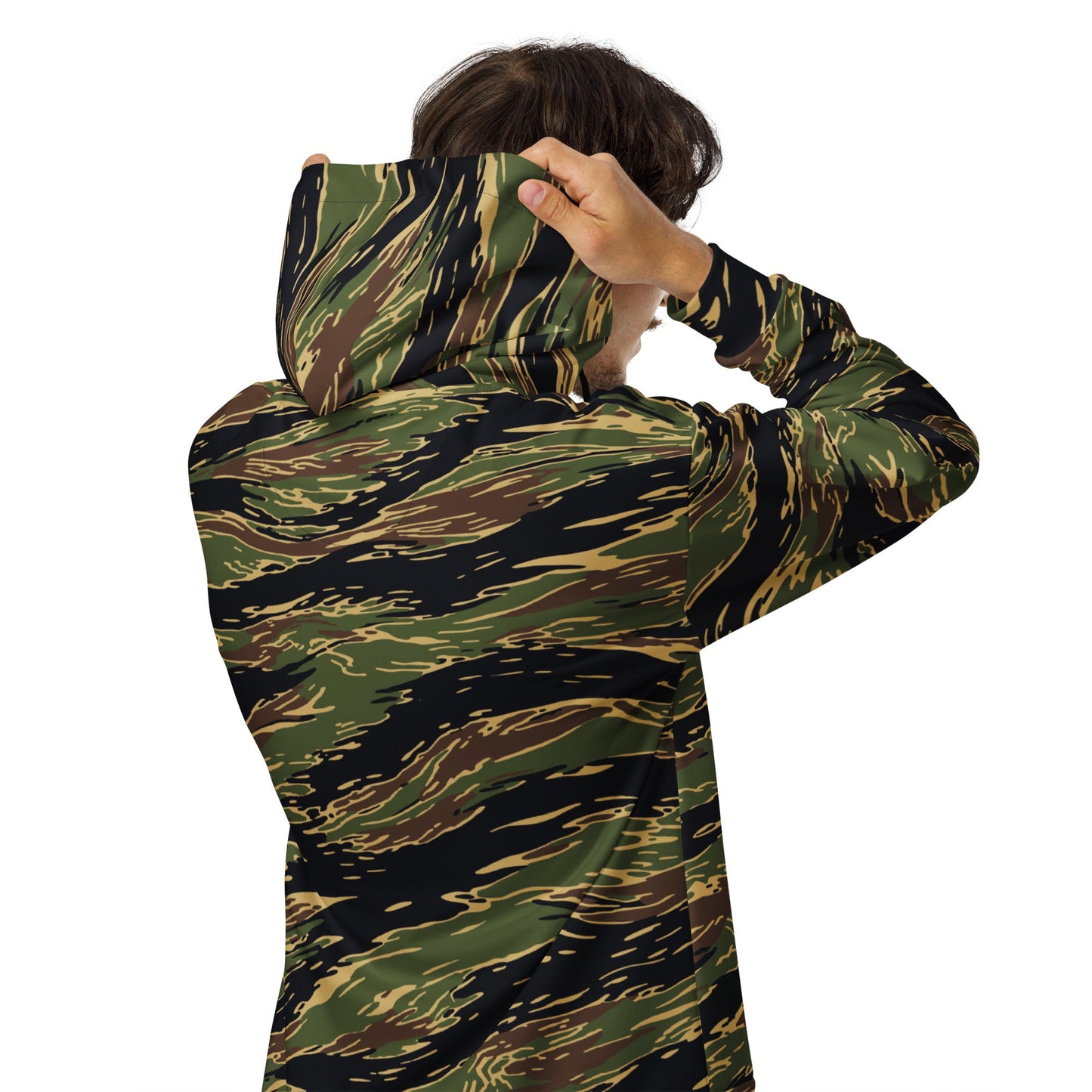 Midnight Fang Tiger Stripe CAMO Unisex Zip Hoodie