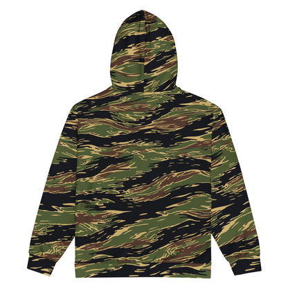 Midnight Fang Tiger Stripe CAMO Unisex Zip Hoodie