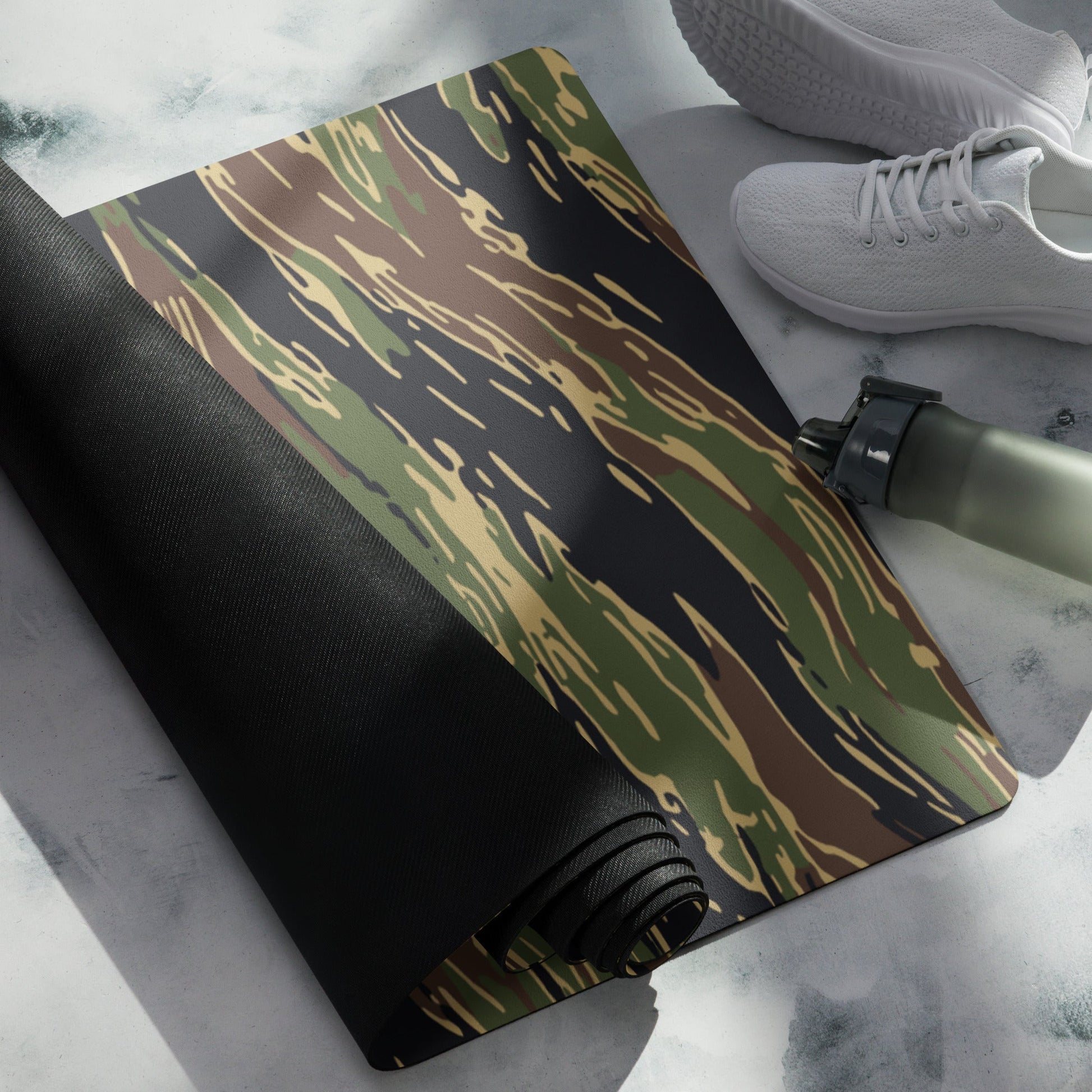 Midnight Fang Tiger Stripe CAMO Yoga Mat