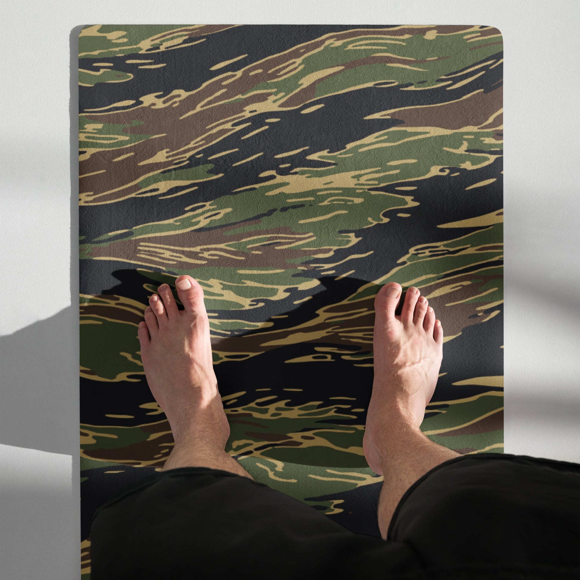 Midnight Fang Tiger Stripe CAMO Yoga Mat