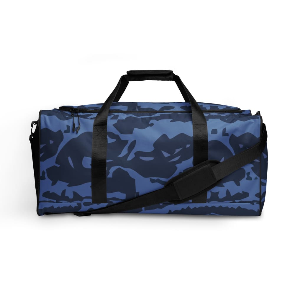 Blue camo shop duffle bag