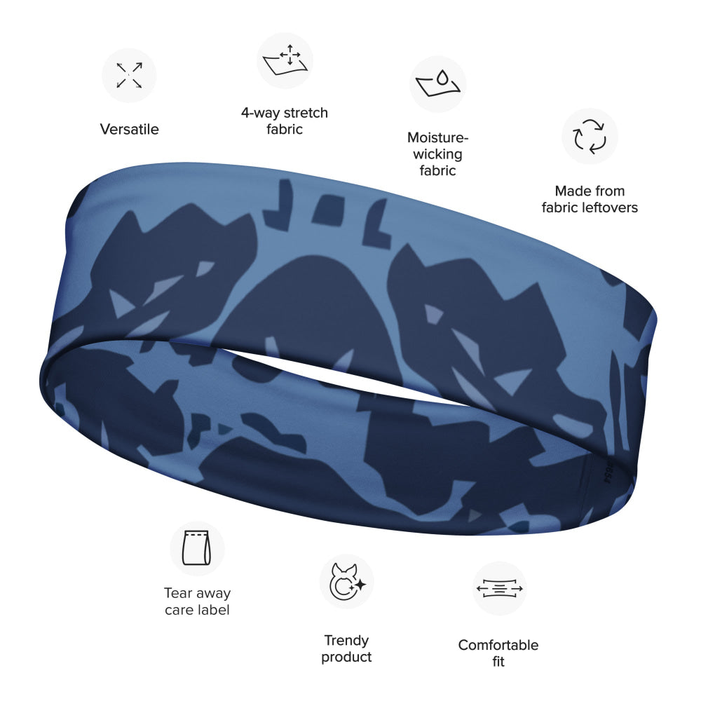 Modern Warfare Blue Tiger CAMO Headband - M