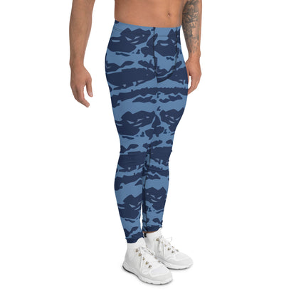 Modern Warfare Blue Tiger CAMO Men’s Leggings - Mens