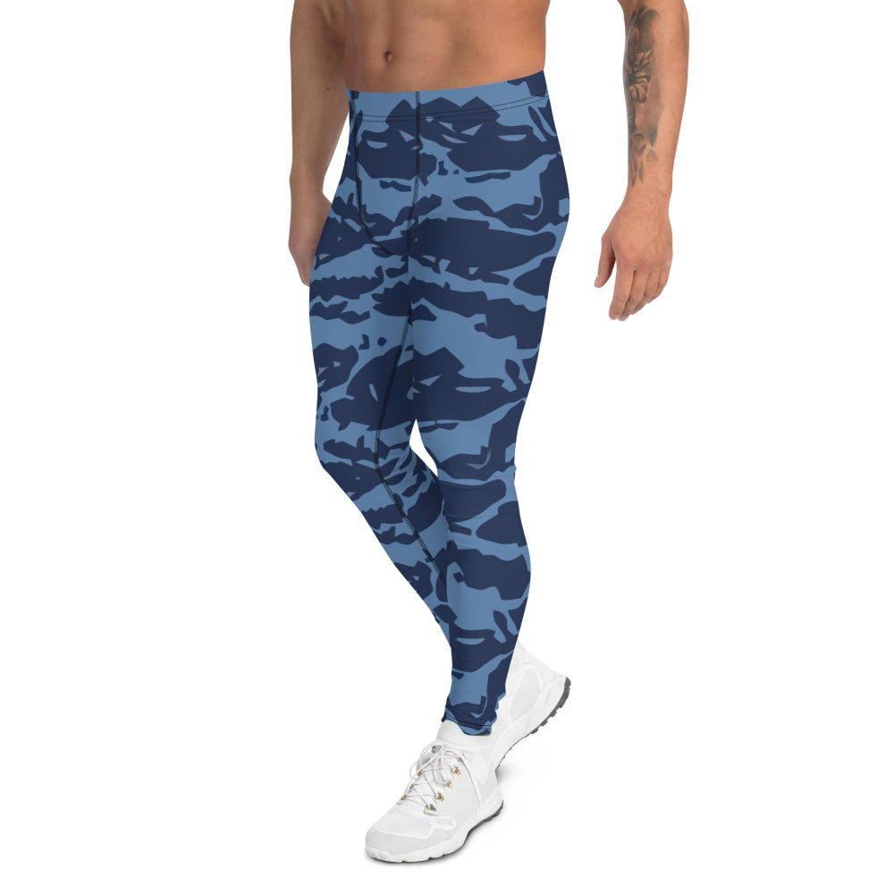 Modern Warfare Blue Tiger CAMO Men’s Leggings - Mens