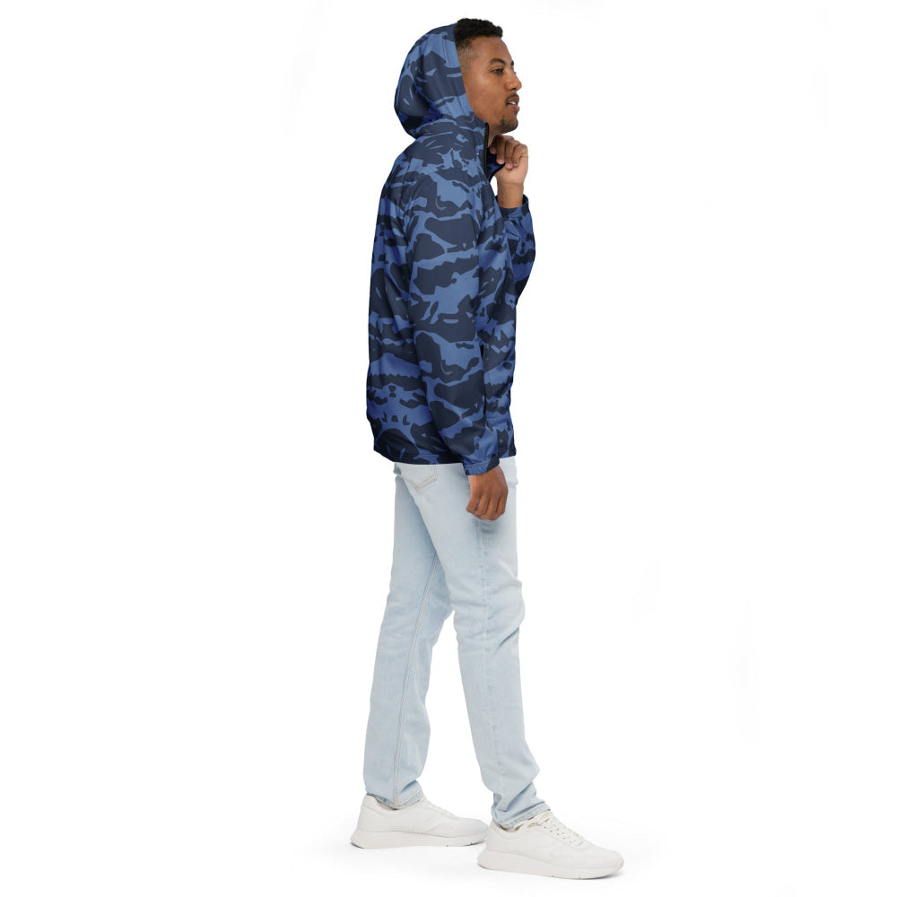 Modern Warfare Blue Tiger CAMO Men’s windbreaker - Mens Windbreaker