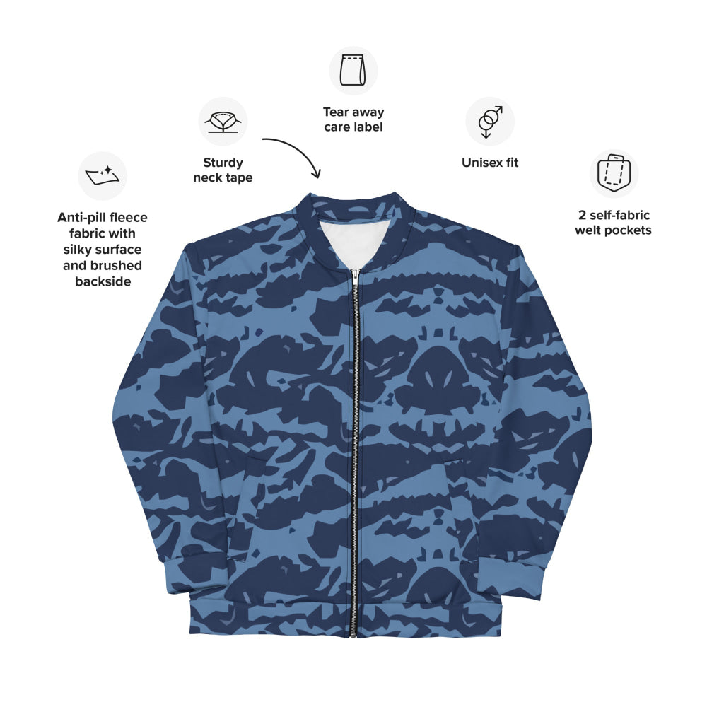 Modern Warfare Blue Tiger CAMO Unisex Bomber Jacket