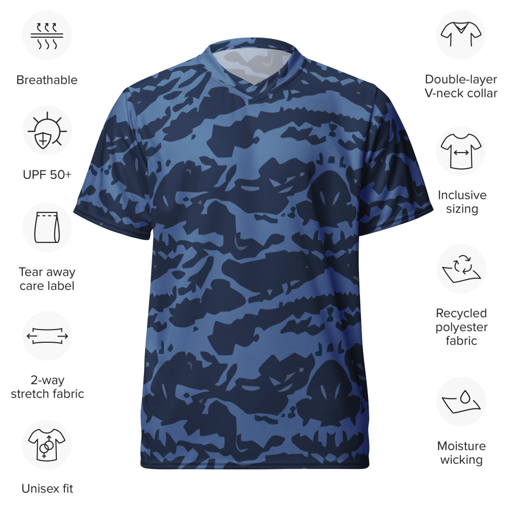 Modern Warfare Blue Tiger CAMO unisex sports jersey - Unisex Sports Jersey