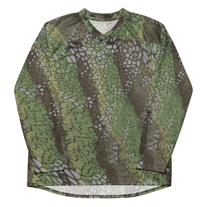 Modern Warfare Dragon Skin Green CAMO hockey fan jersey - Unisex Hockey Fan Jersey