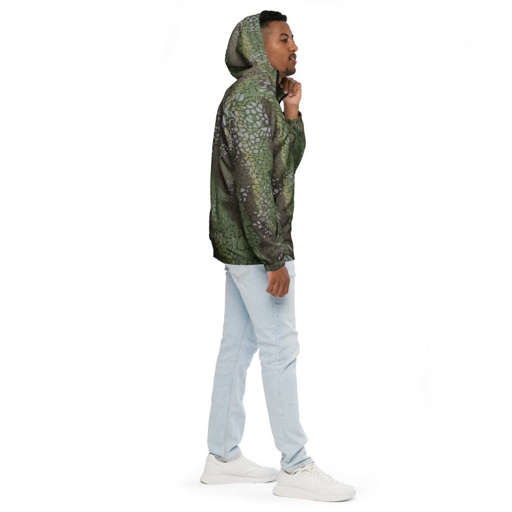 Modern Warfare Dragon Skin Green CAMO Men’s windbreaker - Mens Windbreaker