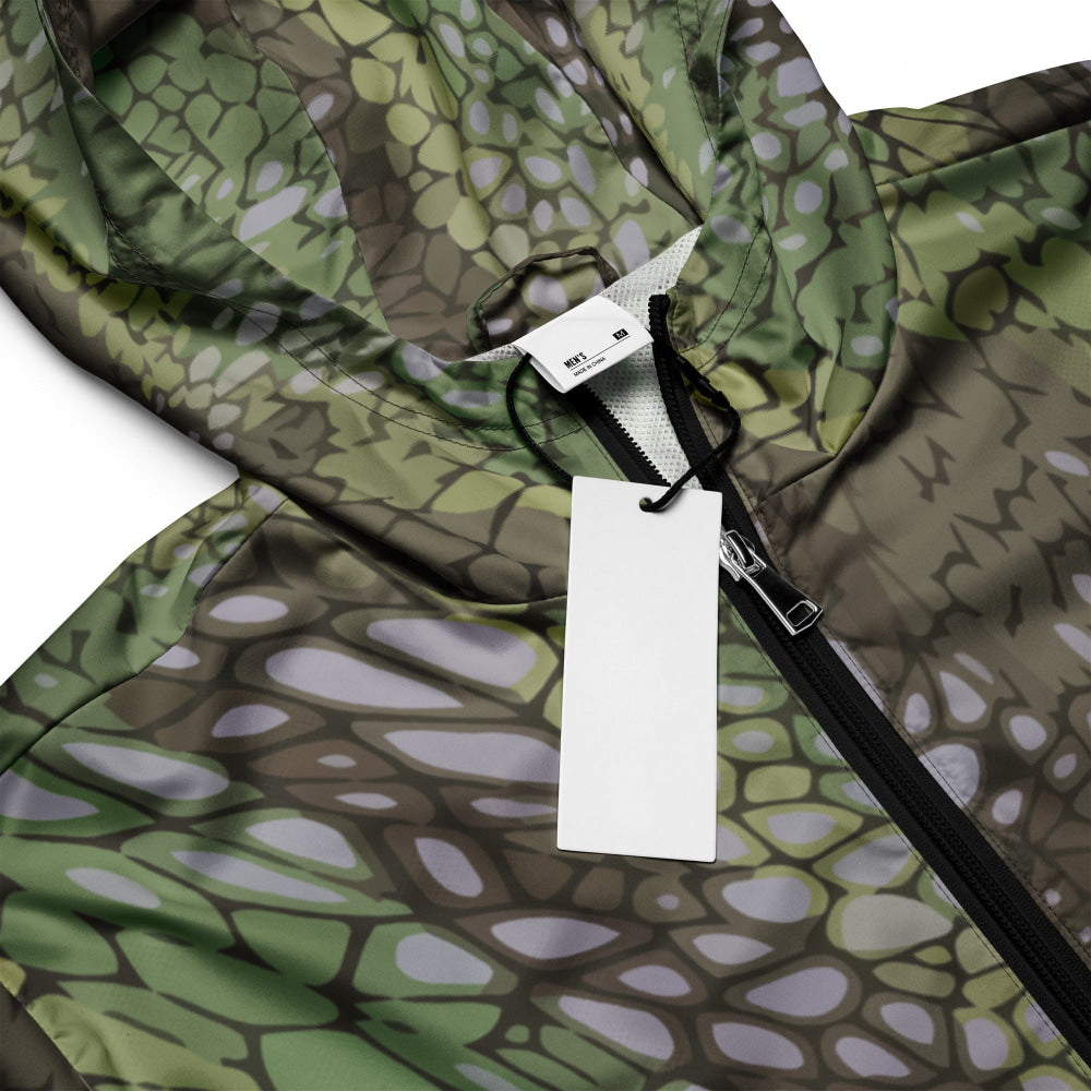 Modern Warfare Dragon Skin Green CAMO Men’s windbreaker - Mens Windbreaker