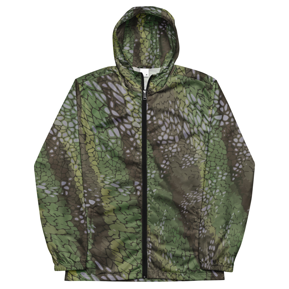 Modern Warfare Dragon Skin Green CAMO Men’s windbreaker - Mens Windbreaker