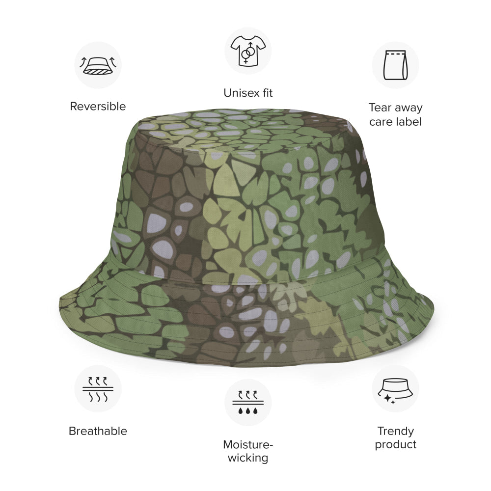 Modern Warfare Dragon Skin Green CAMO Reversible bucket hat - Bucket Hat