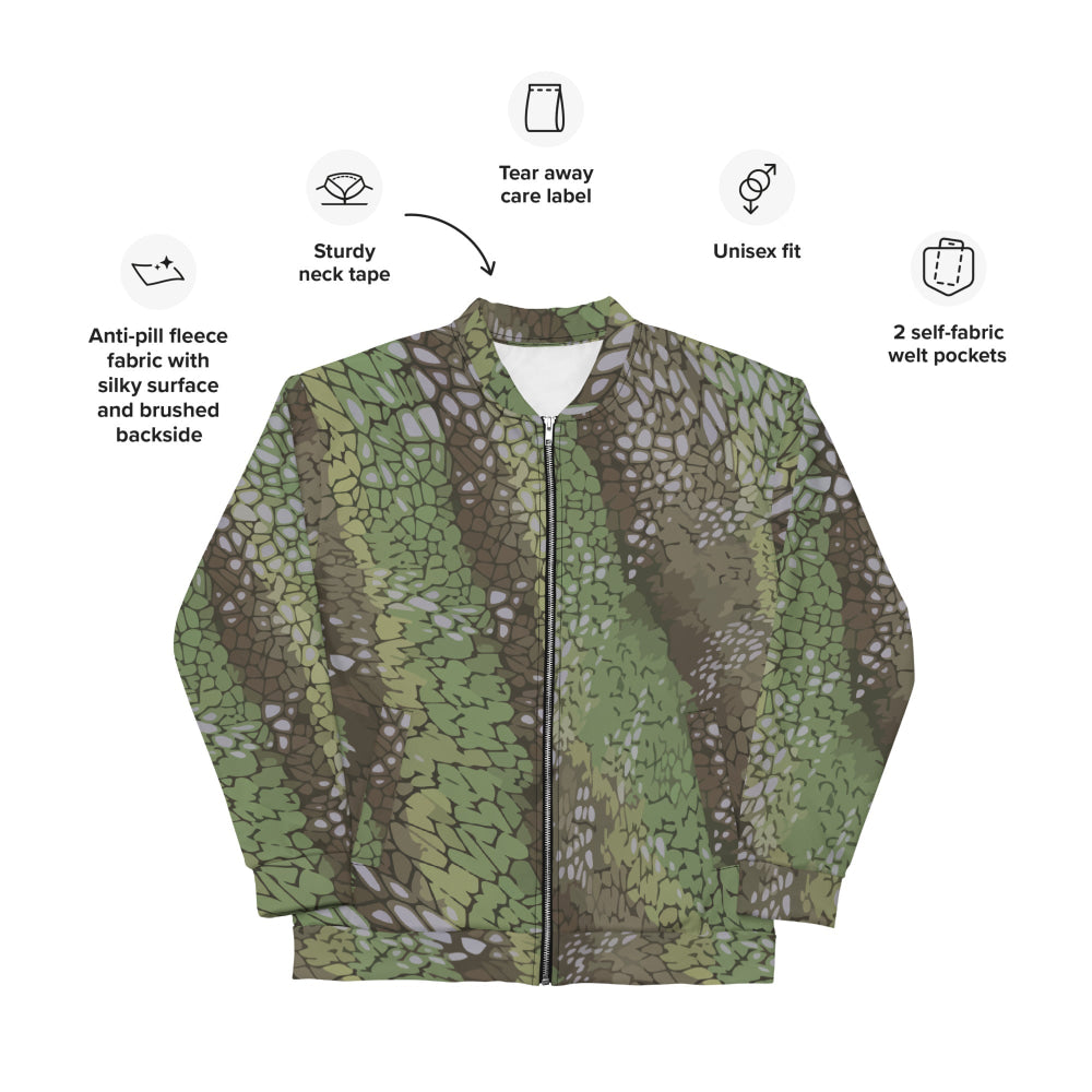 Modern Warfare Dragon Skin Green CAMO Unisex Bomber Jacket