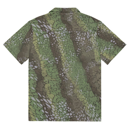 Modern Warfare Dragon Skin Green CAMO Unisex button shirt - Button Shirt