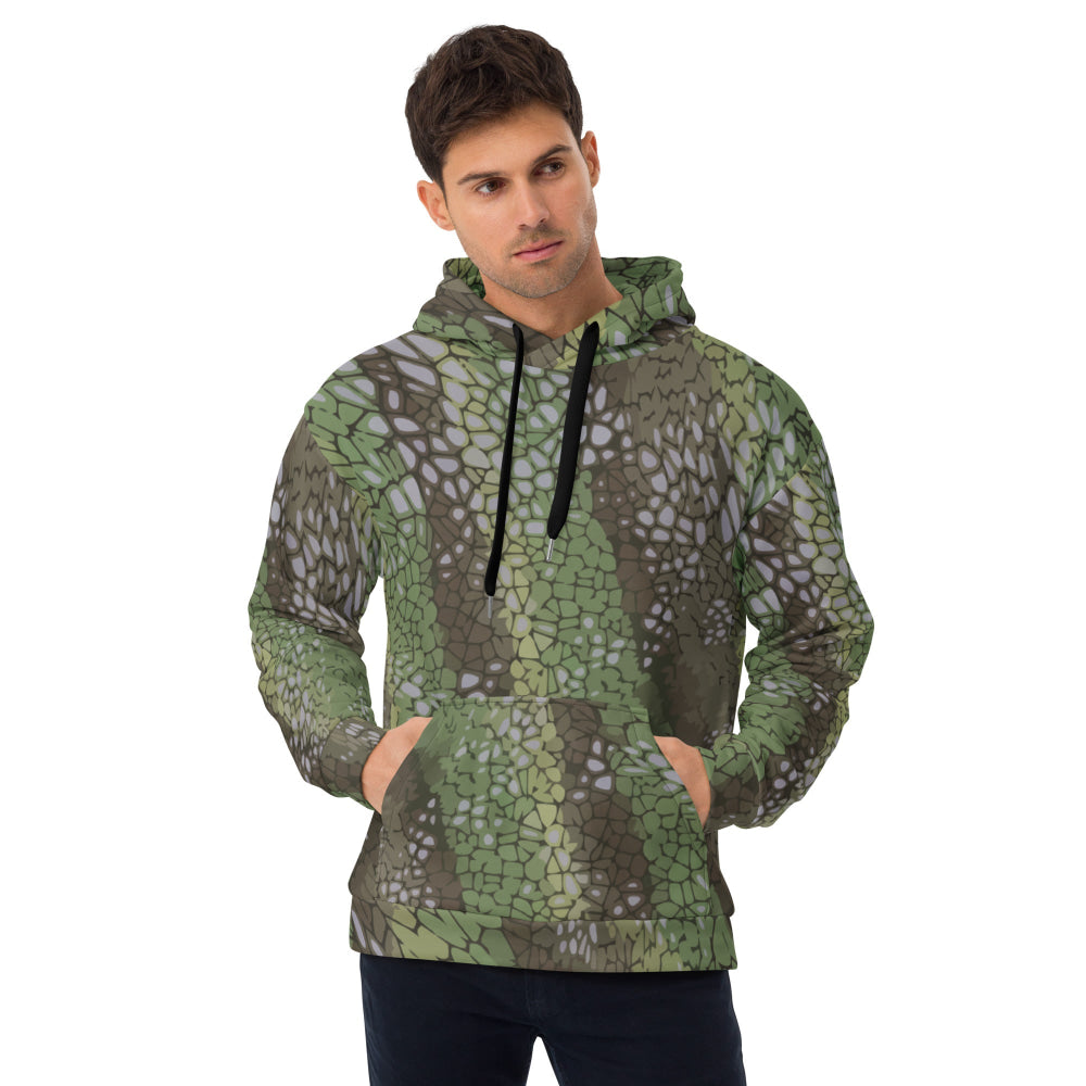 Modern Warfare Dragon Skin Green CAMO Unisex Hoodie - 2XS