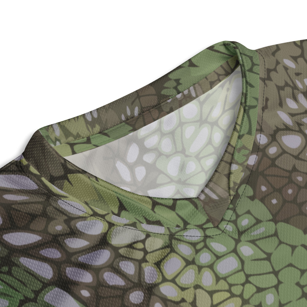 Modern Warfare Dragon Skin Green CAMO unisex sports jersey - Unisex Sports Jersey