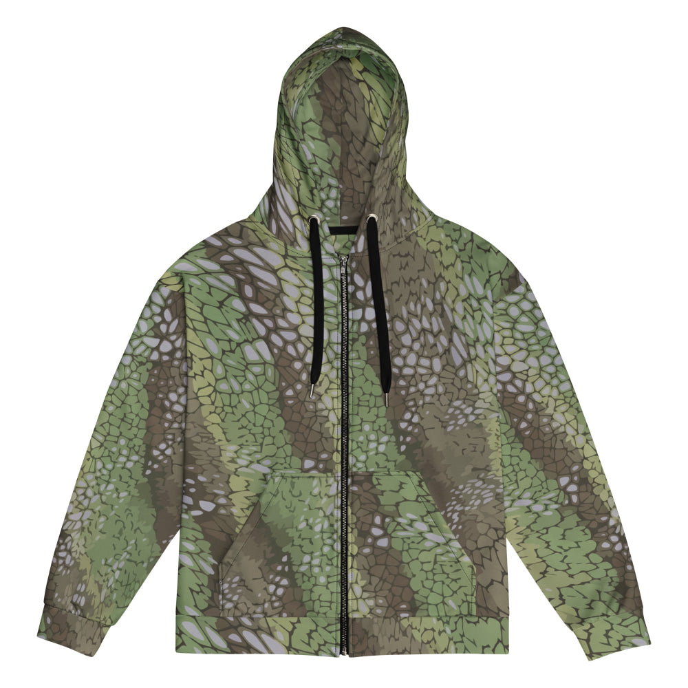 Modern Warfare Dragon Skin Green CAMO Unisex zip hoodie - Zip Hoodie