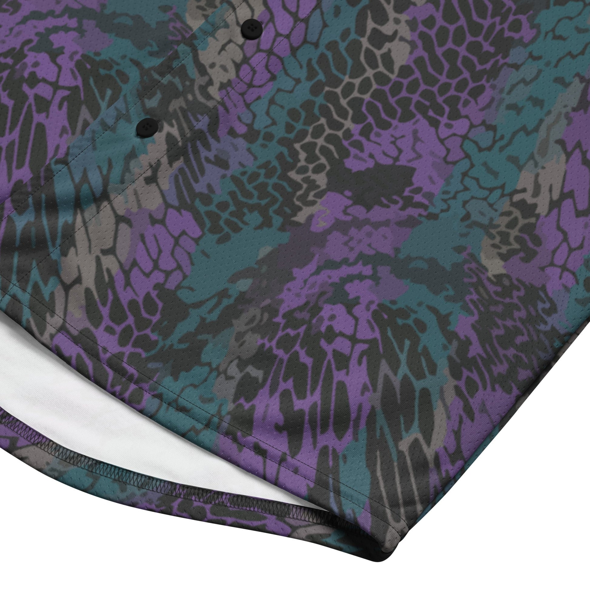 Modern Warfare Dragon Skin Neon CAMO baseball jersey - Baseball Jerseys