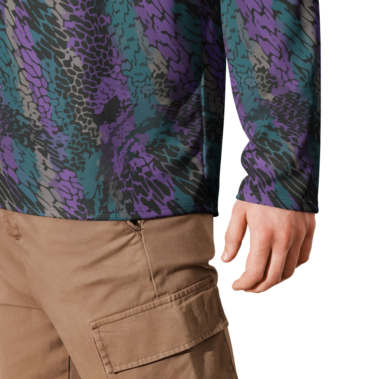 Modern Warfare Dragon Skin Neon CAMO hockey fan jersey - Hockey Jerseys