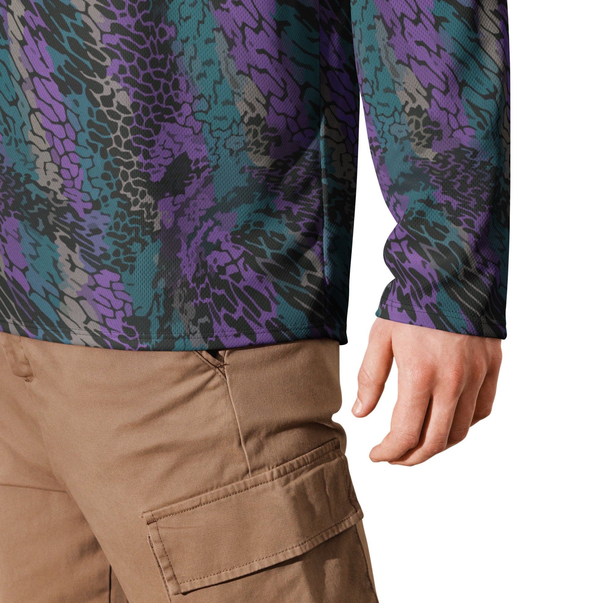 Modern Warfare Dragon Skin Neon CAMO hockey fan jersey - Hockey Jerseys