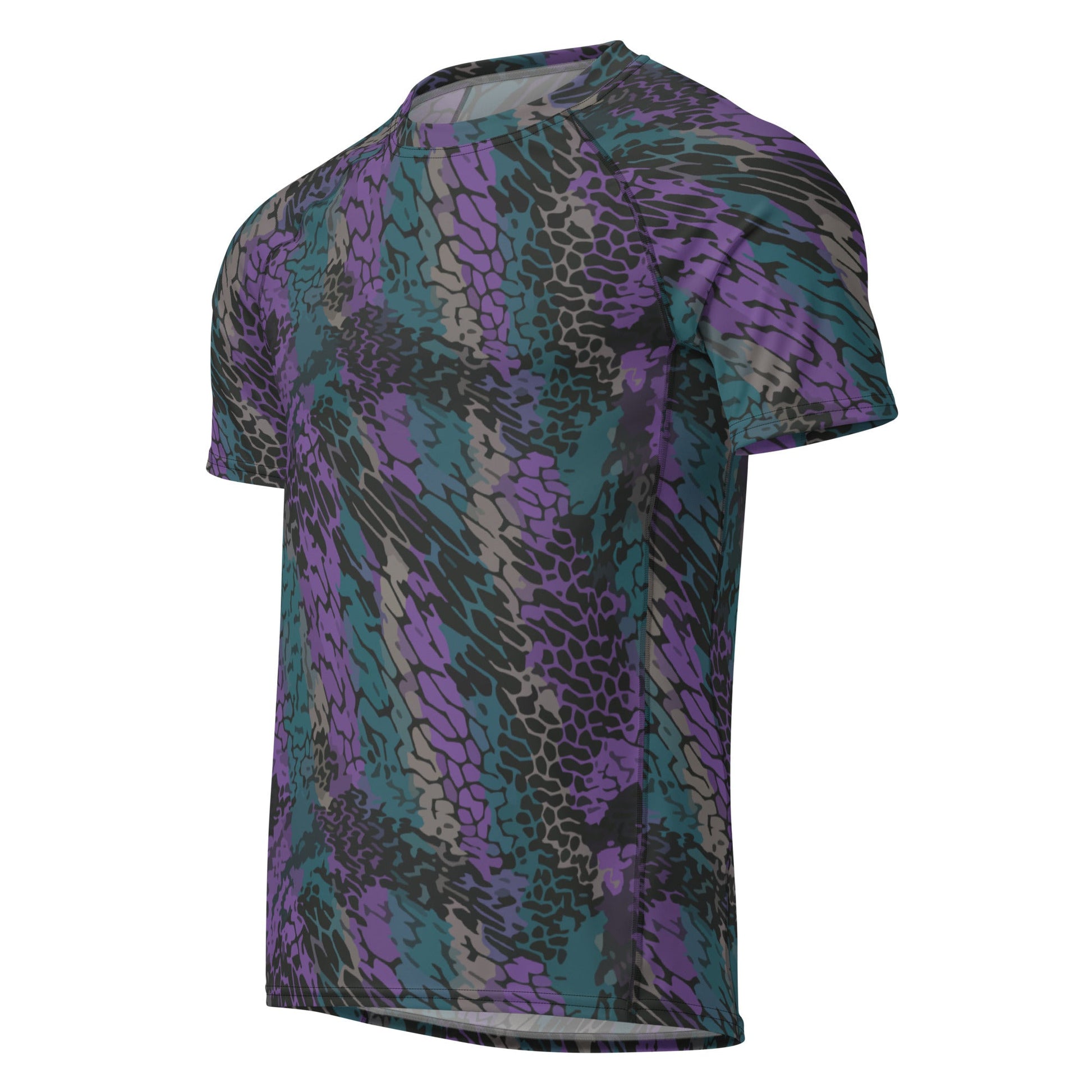 Modern Warfare Dragon Skin Neon CAMO Mens Short-Sleeve Rash Guard - Short-sleeve Guards