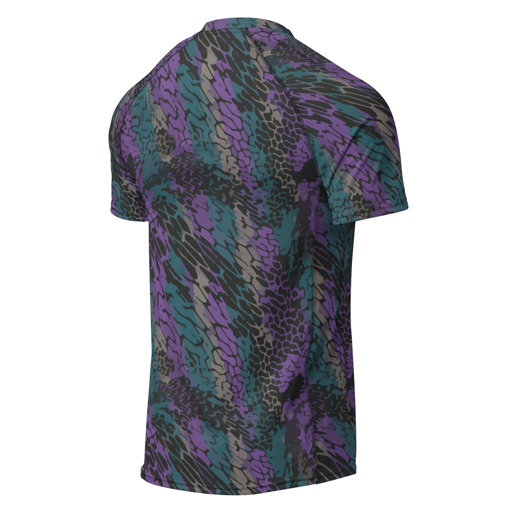 Modern Warfare Dragon Skin Neon CAMO Mens Short-Sleeve Rash Guard - Short-sleeve Guards