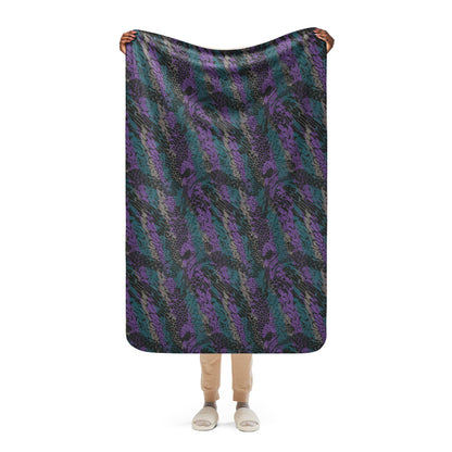 Modern Warfare Dragon Skin Neon CAMO Sherpa blanket - 37″×57″ - Blankets