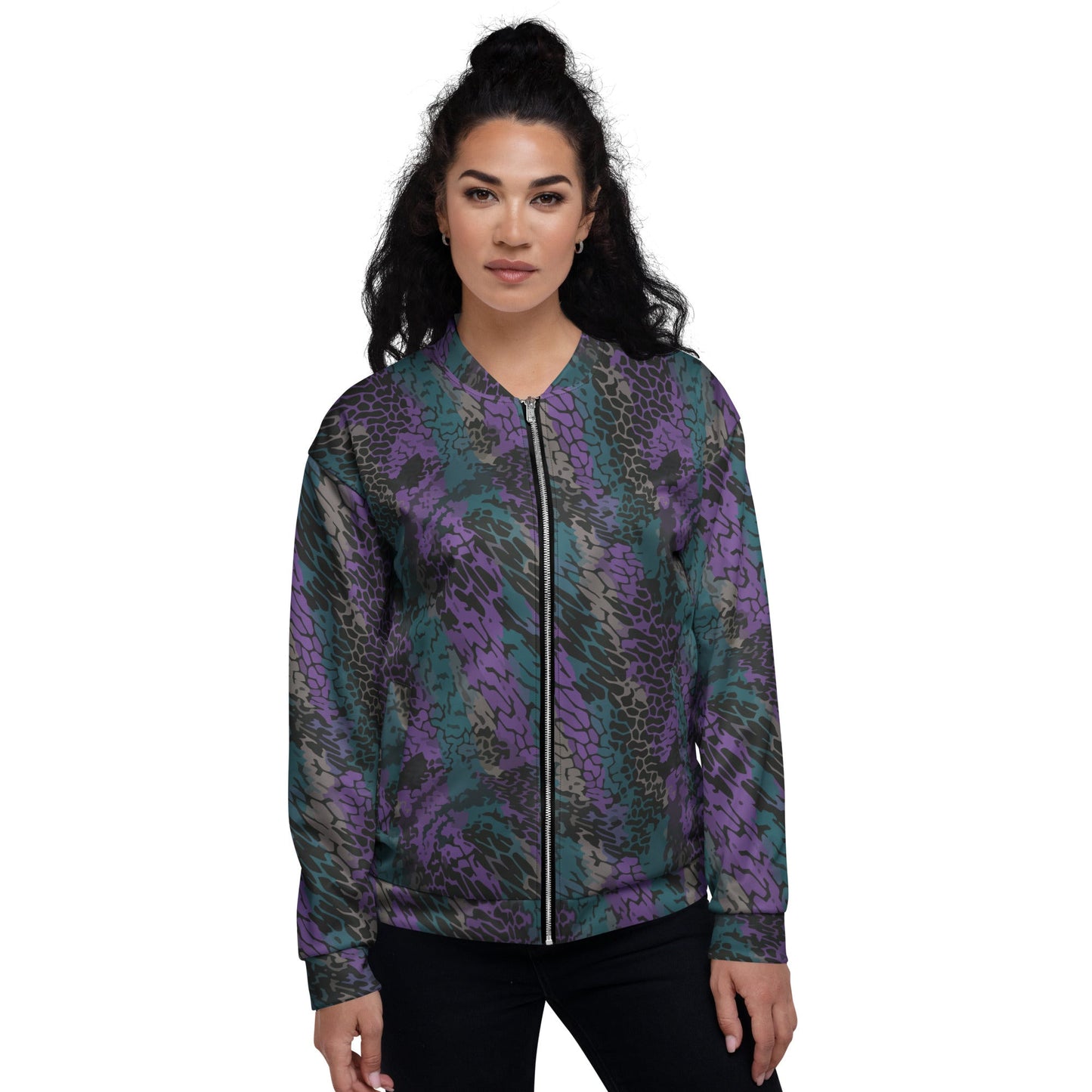 Modern Warfare Dragon Skin Neon CAMO Unisex Bomber Jacket - Jackets