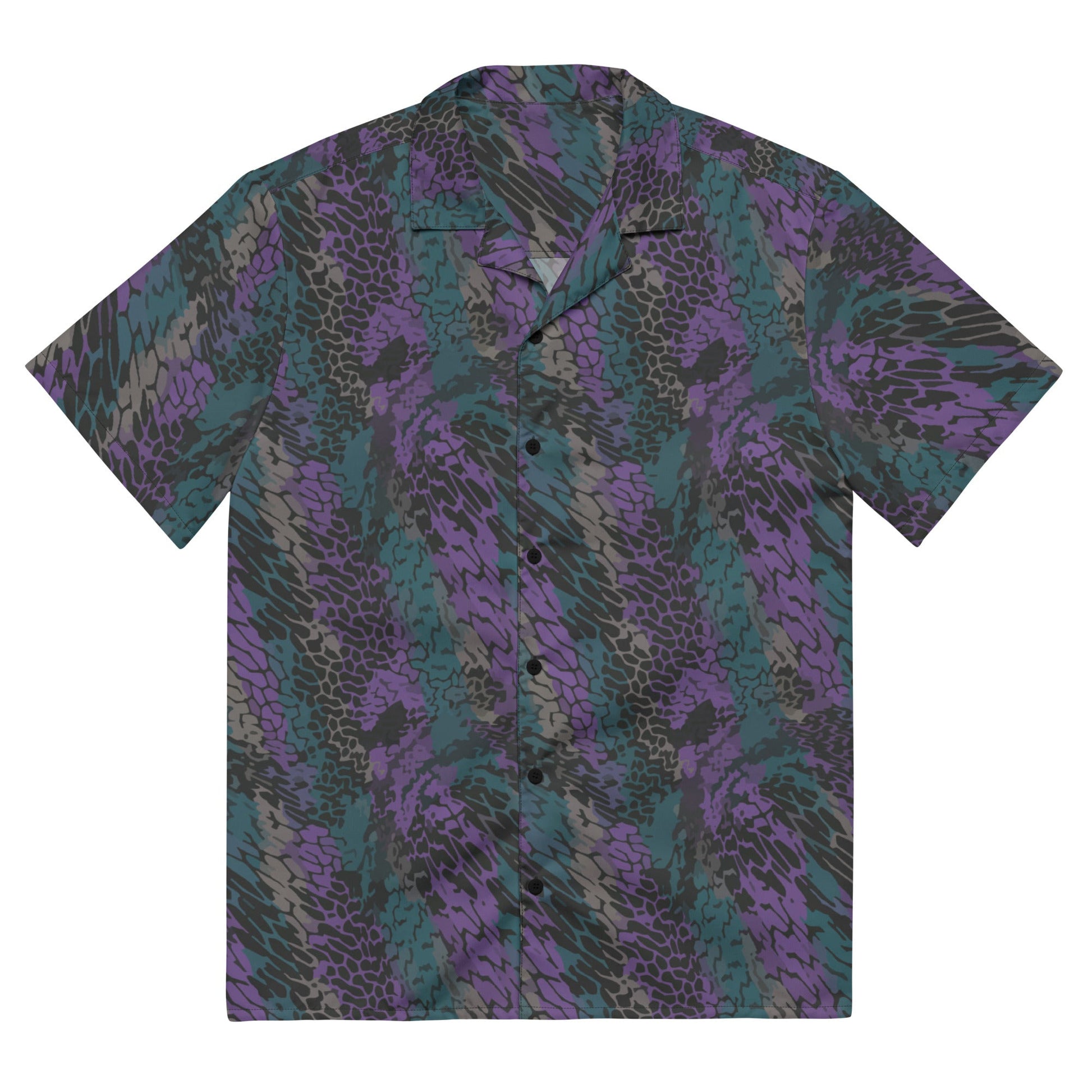 Modern Warfare Dragon Skin Neon CAMO Unisex button shirt - 2XS - Button Shirts