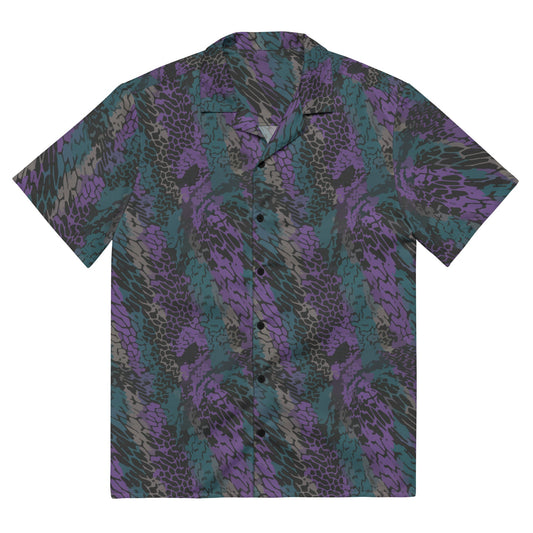 Modern Warfare Dragon Skin Neon CAMO Unisex button shirt - 2XS - Button Shirts