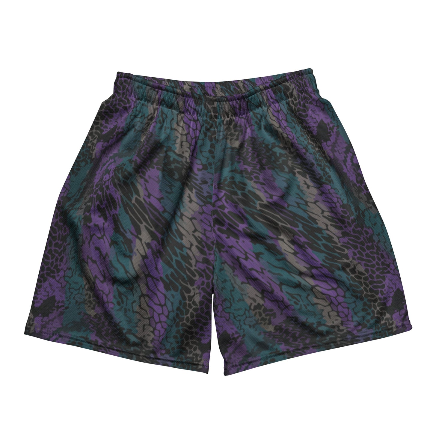 Modern Warfare Dragon Skin Neon CAMO Unisex mesh shorts - 2XS - Mesh Shorts