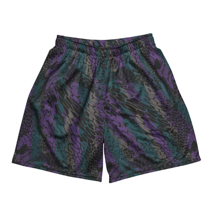 Modern Warfare Dragon Skin Neon CAMO Unisex mesh shorts - 2XS - Mesh Shorts