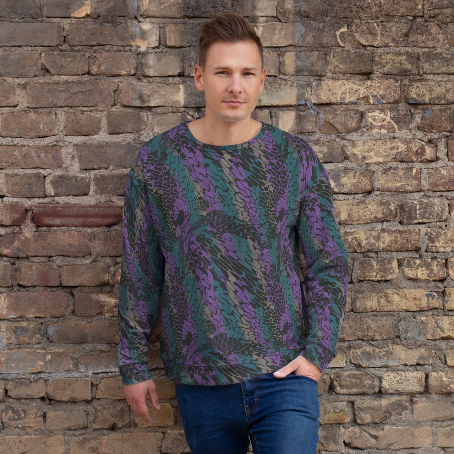 Modern Warfare Dragon Skin Neon CAMO Unisex Sweatshirt - 2XS - Sweatshirts