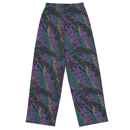 Modern Warfare Dragon Skin Neon CAMO unisex wide-leg pants - Wide-leg Pants
