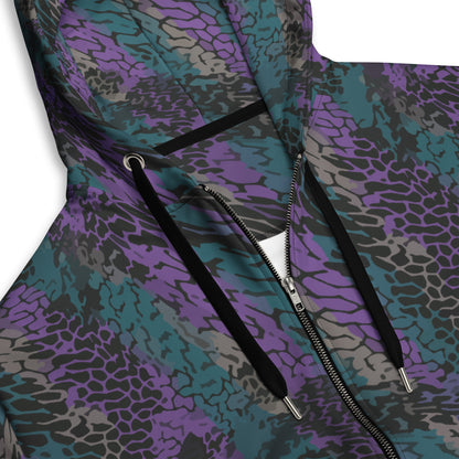 Modern Warfare Dragon Skin Neon CAMO Unisex zip hoodie - Zip Hoodies