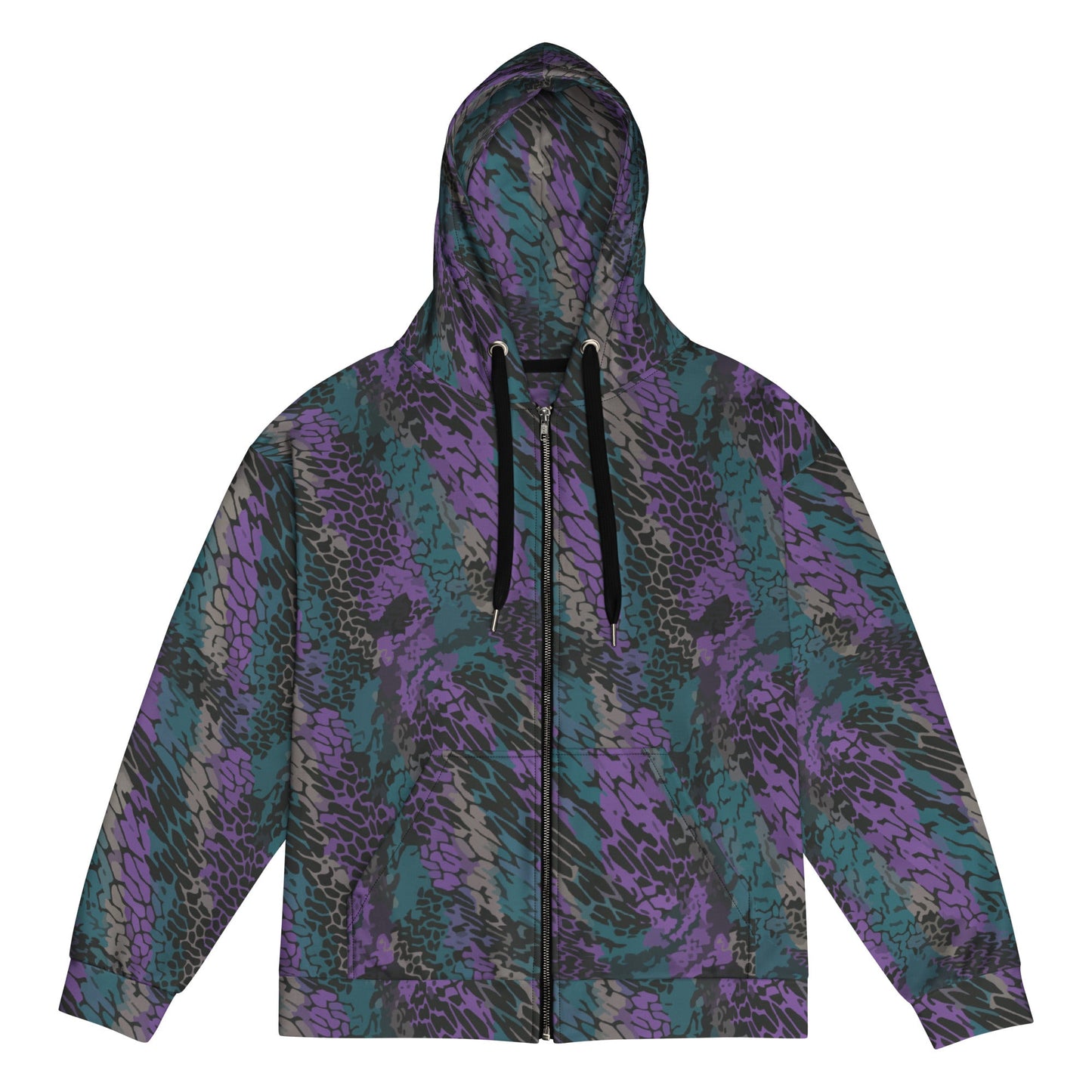 Modern Warfare Dragon Skin Neon CAMO Unisex zip hoodie - 2XS - Zip Hoodies