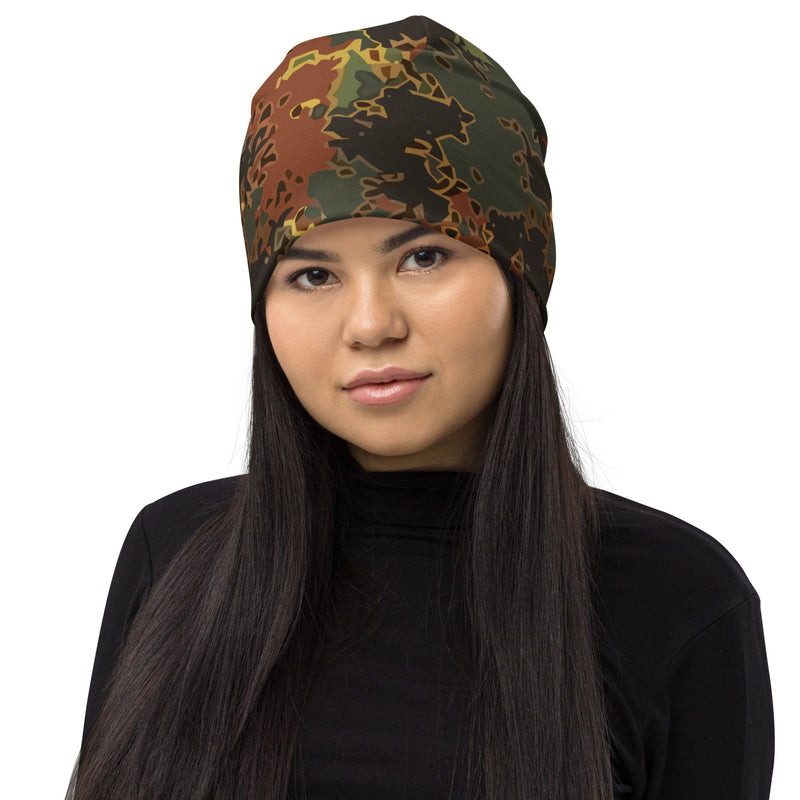 Autumn Fractal CAMO Beanie - Head
