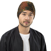 Autumn Fractal CAMO Beanie - S - Head