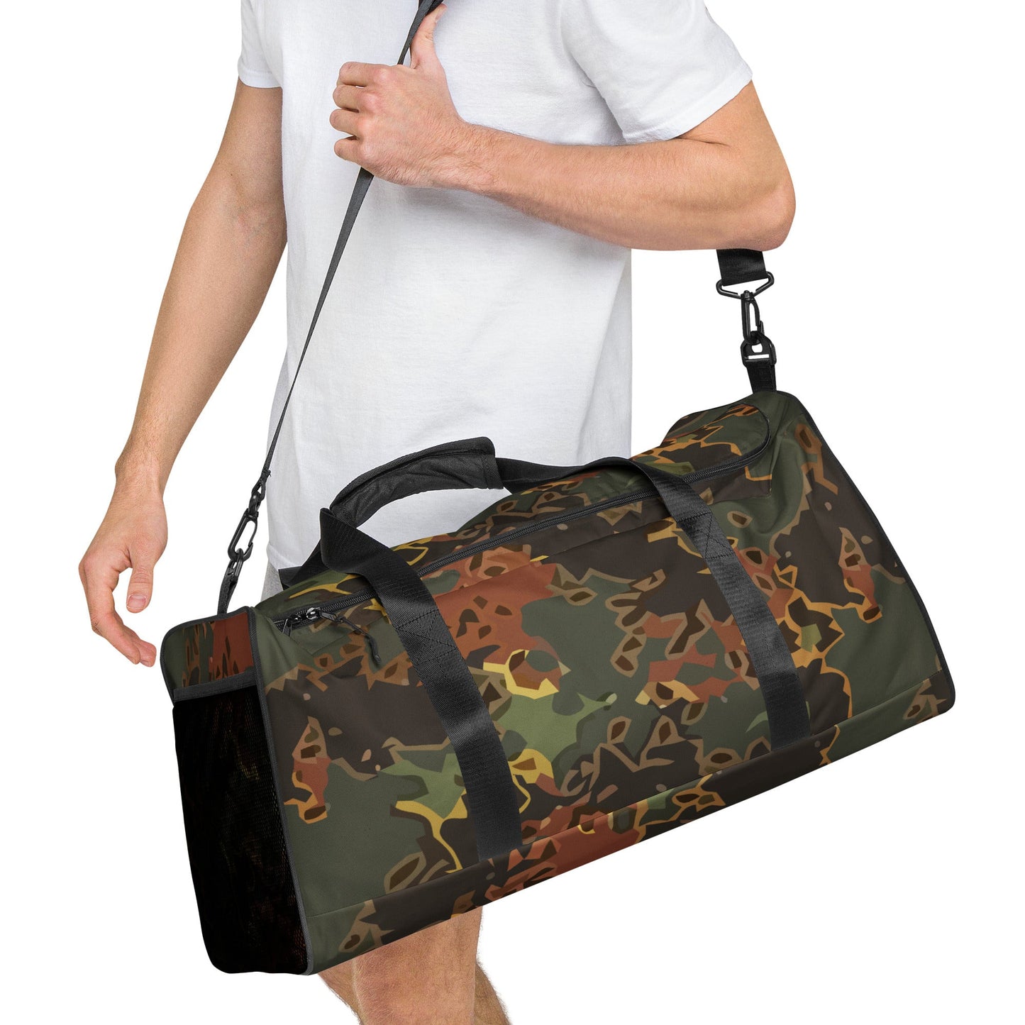 Modern Warfare Fractal Flecktarn Autumn CAMO Duffle Bag