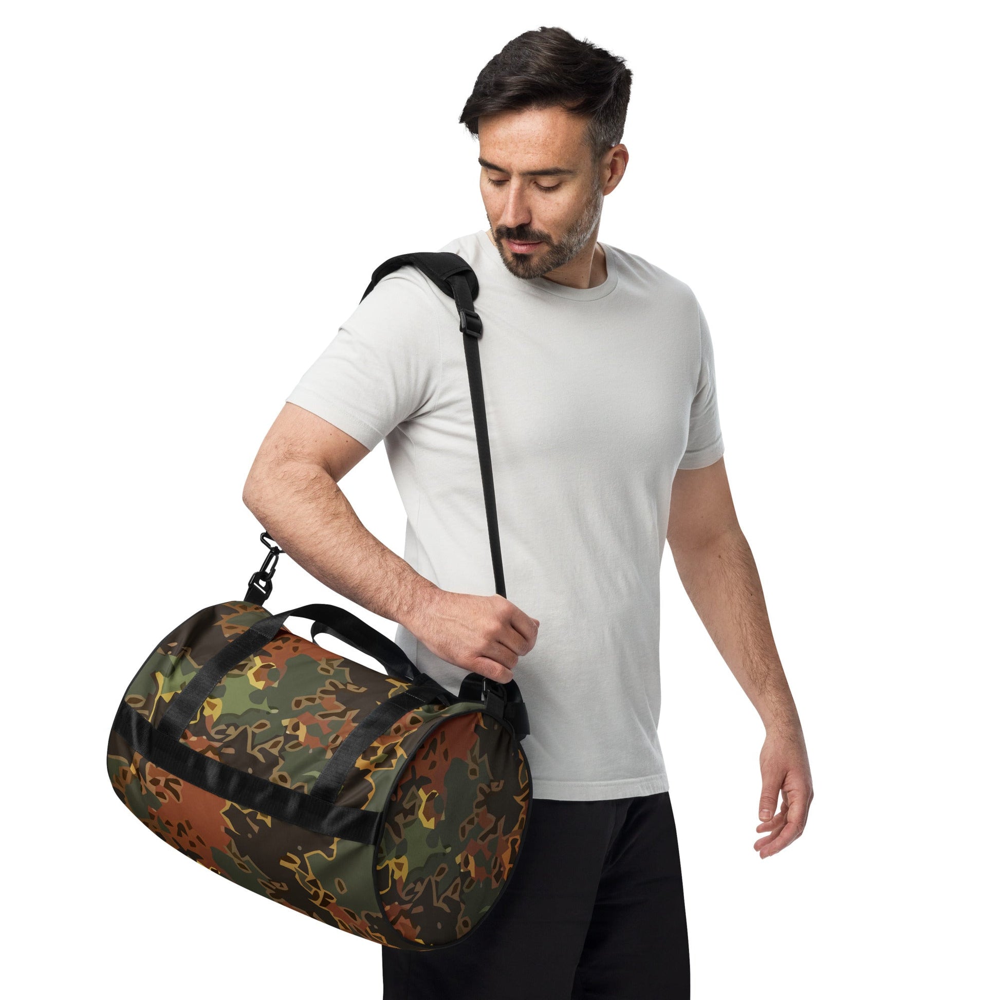 Modern Warfare Fractal Flecktarn Autumn CAMO gym bag - Gym Bags