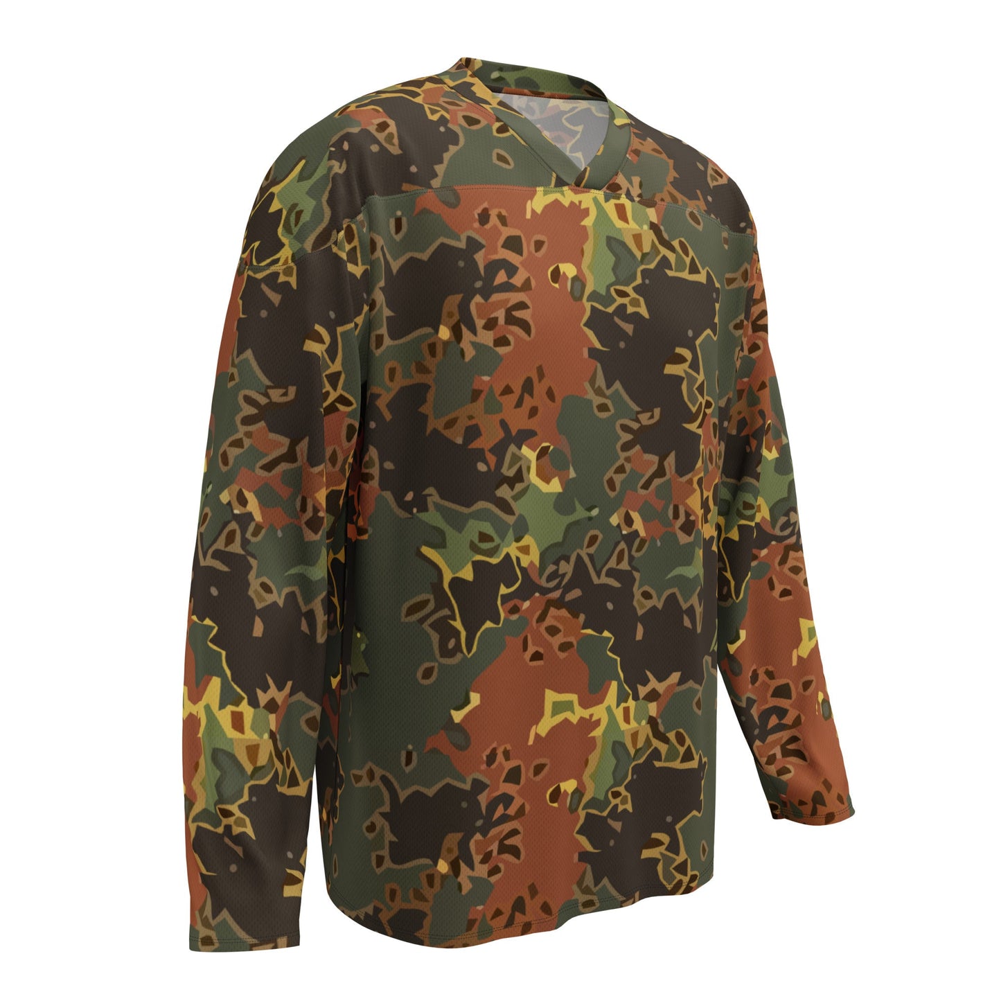 Modern Warfare Fractal Flecktarn Autumn CAMO hockey fan jersey Hockey Jerseys