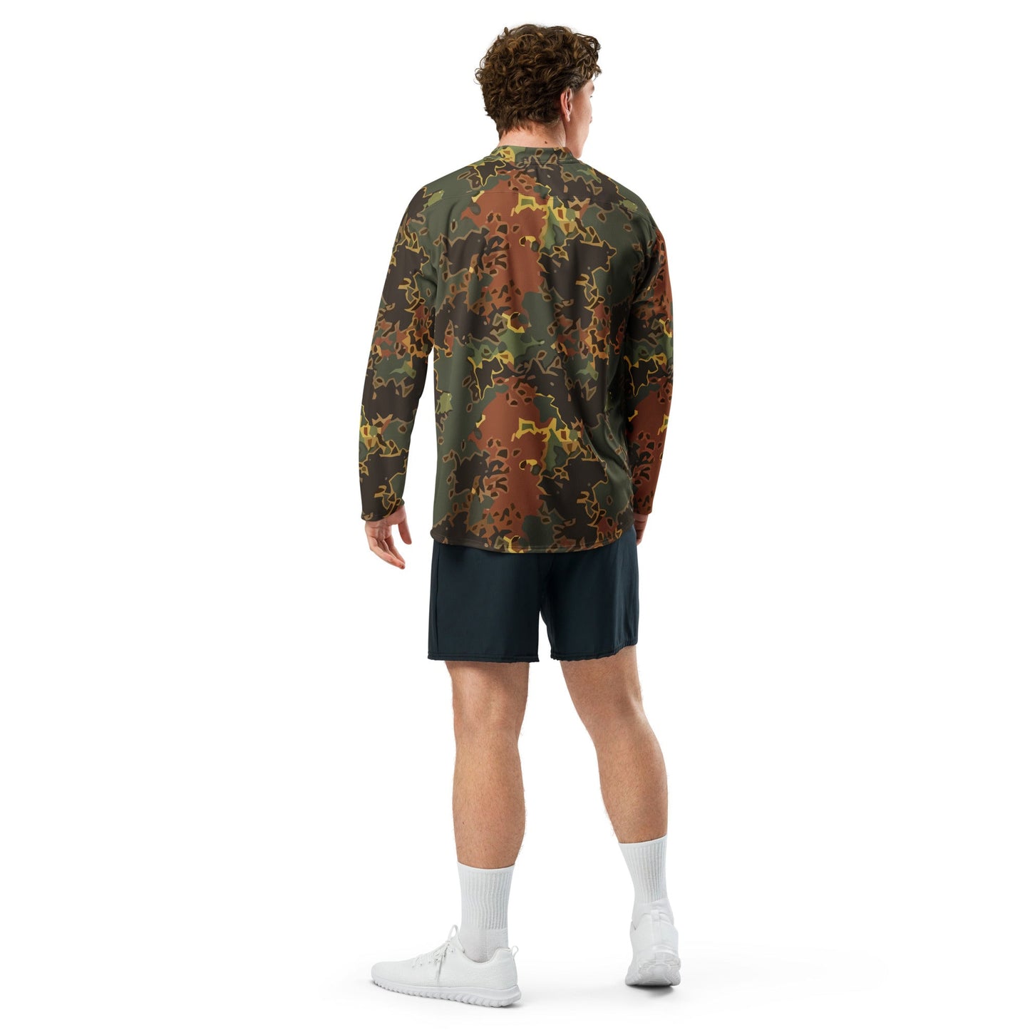 Modern Warfare Fractal Flecktarn Autumn CAMO hockey fan jersey Hockey Jerseys