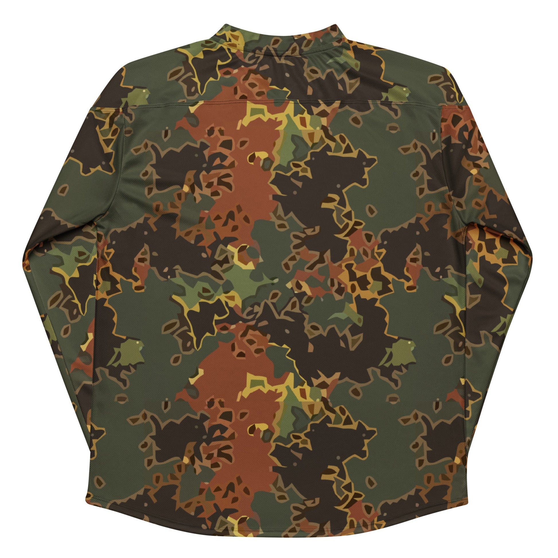 Modern Warfare Fractal Flecktarn Autumn CAMO hockey fan jersey Hockey Jerseys