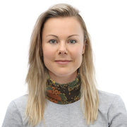 Autumn Fractal CAMO Neck Gaiter - Head