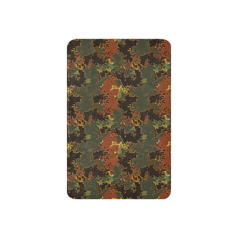 Autumn Fractal CAMO Sherpa Blanket
