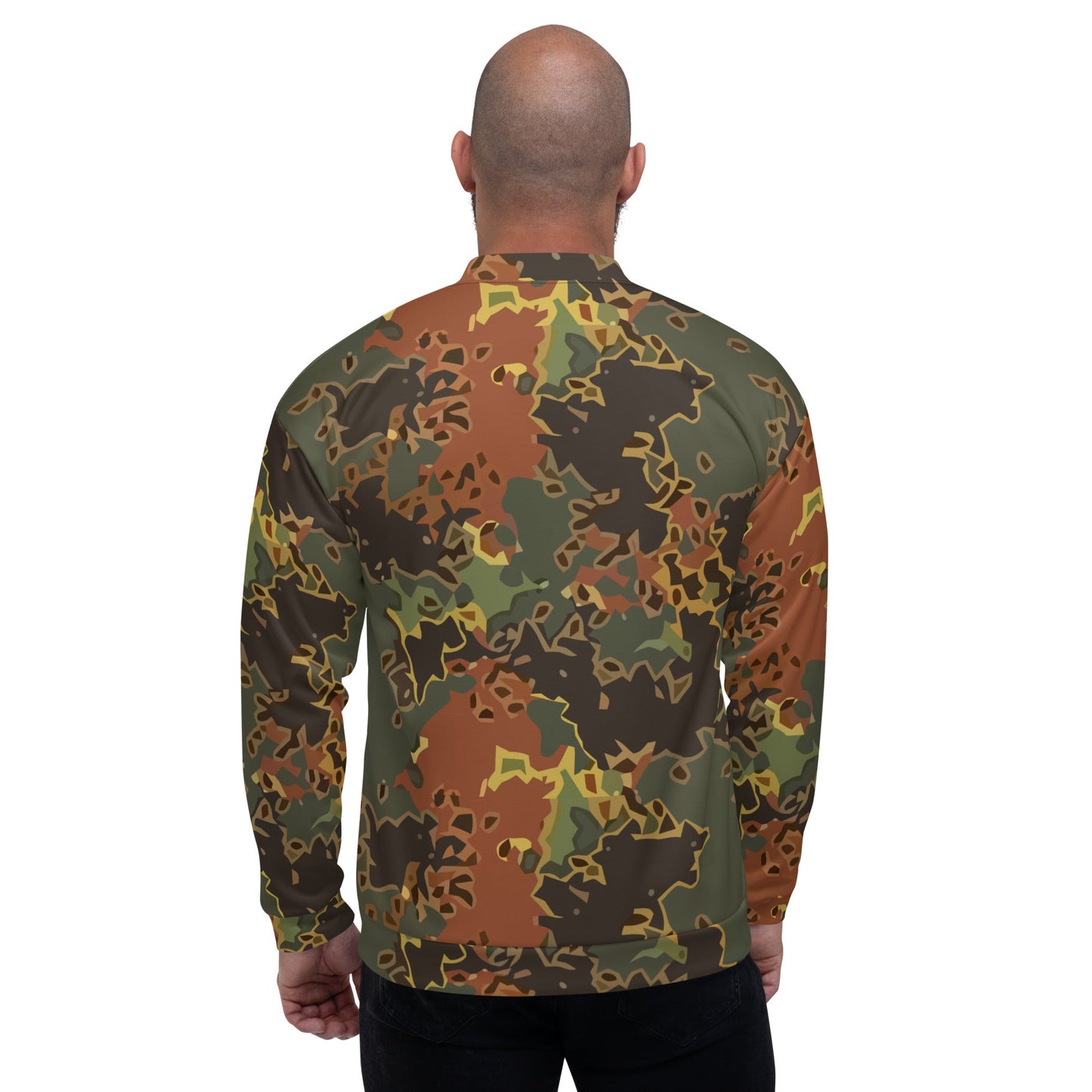 Modern Warfare Fractal Flecktarn Autumn CAMO Unisex Bomber Jacket